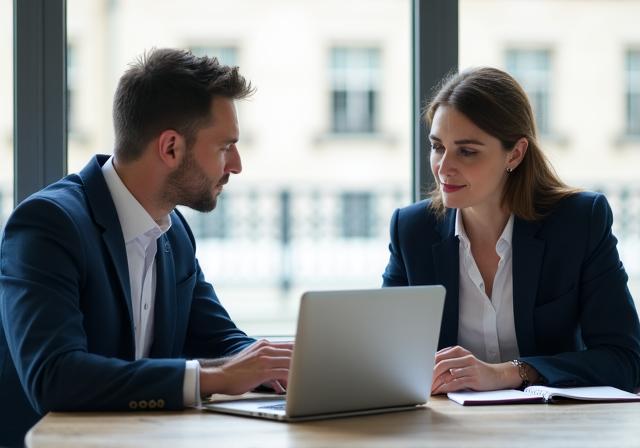 Career consultation in a 14 Russell Square office